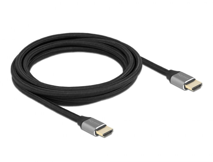 Delock-Cavo-HDMI-Ultra-High-Speed-48-Gbps-8K-60-Hz-grigio-3-m-certificato