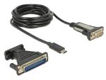 Adattatore-Delock-USB-Type-C--1-x-seriale-DB9-RS-232--adattatore-DB25-18-m