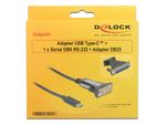 Adattatore-Delock-USB-Type-C--1-x-seriale-DB9-RS-232--adattatore-DB25-18-m