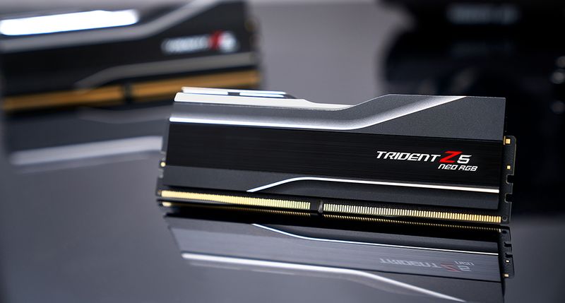 Kit-G.Skill-Trident-Z5-Neo-RGB-DDR5-SDRAM-32-GB-6400-MHz-CL32-ECC-DIMM-288-PIN