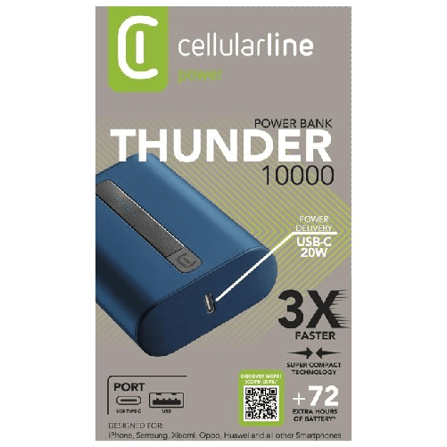 Cellular-Line-Cellularline-Power-Bank-THUNDER-10000