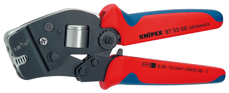 Pinza-a-crimpare-autoregolante-KNIPEX-per-capicorda-per-008-fino-a-100-mm