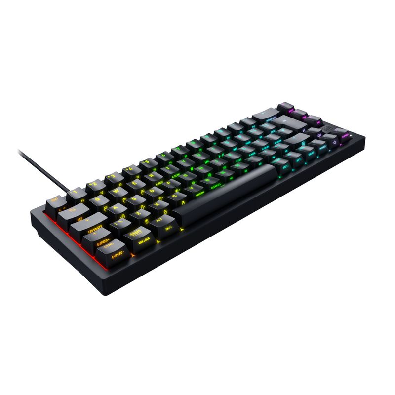 CHERRY-K5V2-Compact-tastiera-Giocare-USB-QWERTZ-Tedesco-Nero