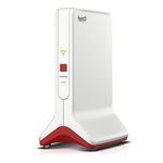 Avm FRITZ!Repeater 6000 router wireless Ethernet Banda tripla (2.4 GHz/5 GHz/5 GHz) Rosso, Bianco