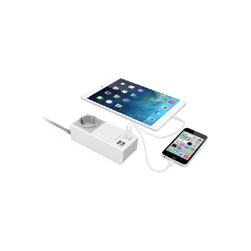 Macally-Unistrip2-Universale-Grigio-Bianco-AC-Interno