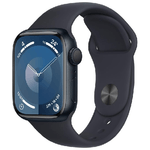 Apple Watch Series 9 (GPS) cassa in alluminio da 41 mm mezzanotte, cinturino sportivo mezzanotte, M/L