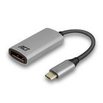 ACT AC7030 cavo e adattatore video 0,15 m USB tipo-C DisplayPort Grigio