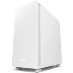 Nzxt Custodia da gioco NZXT H7 White Midi Tower ATX bianca con finestra in vetro