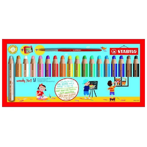 STABILO-Woody-3-in-1-Multicolore-18-pz