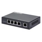 Intellinet 561617 moltiplicatore di rete Trasmettitore di rete Nero 10 100 1000 Mbit/s (4-PORT ULTRA POE EXTENDER- IEEE