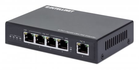 Intellinet-561617-moltiplicatore-di-rete-Trasmettitore-di-rete-Nero-10-100-1000-Mbit-s--4-PORT-ULTRA-POE-EXTENDER--IEEE-