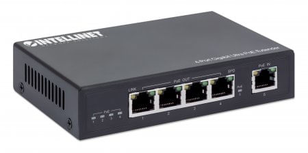 Intellinet-561617-moltiplicatore-di-rete-Trasmettitore-di-rete-Nero-10-100-1000-Mbit-s--4-PORT-ULTRA-POE-EXTENDER--IEEE-