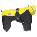 Record Impermeabile antivento cani K-Bau L - Lunghezza dorso 45 cm Nero, Giallo