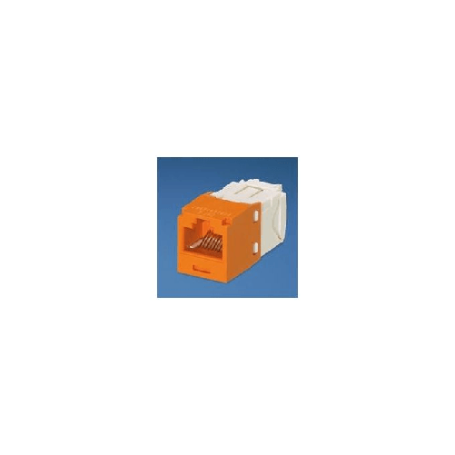 Panduit-UTP-RJ45-TG-MiniJack-Cat6-Orange