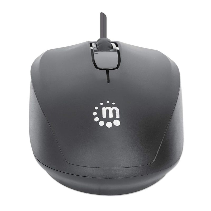 Manhattan-190190-mouse-Ambidestro-USB-tipo-A-Ottico-1000-DPI--Comfort-II-USB-Wired-Mouse-Black-1000dpi-USB-A-Optical-Amb