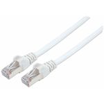 Intellinet 741903 cavo di rete Bianco 025 m Cat7 S/FTP S-STP (NETWORK CABLE CAT7/PLUG 6A COPP - -0.25M WHITE S/FTP SNAGL