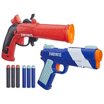 Hasbro Nerf Fortnite , Dual Pack - Confezione da 2 blaster e 6 dardi Elite in gommapiuma