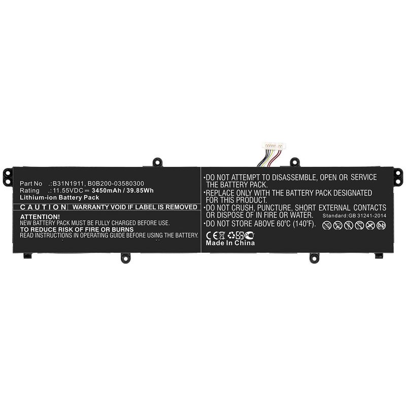 CoreParts-MBXAS-BA0240-ricambio-per-laptop-Batteria--Laptop-Battery-for-Asus---39.85Wh-Li-ion-11.55V-3450mAh---Black-39.