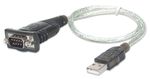 Manhattan-205146-cavo-seriale-Nero-Trasparente-045-m-USB-tipo-A-D-Sub--DB-9-