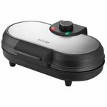 Unold PANCAKE MAKER American crepiera 2 crepe 1000 W Nero, Acciaio inossidabile