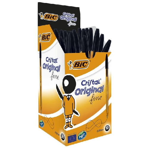 BIC-872731-penna-a-sfera-Nero-Fine-50-pz