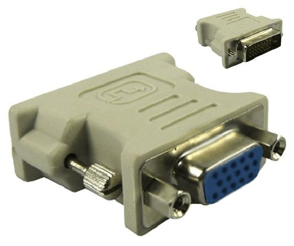 Microconnect-DVI-HD15-DVI-D-Grigio--DVI-D-VGA-15-pin-Adaptor-M-F---DVI-D-241---VGA-15pin-Black---Passive-adapter-that-di