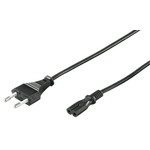 Microconnect PE030730 cavo di alimentazione Nero 3 m Accoppiatore C7 (Power Cord Notebook 3m Black - Black 2.5A 250V - 1