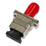 Microconnect FIBSCSTADA adattatore di fibra ottica SC/ST Rosso (SC-ST adapter Metal - Female to Female - Warranty 300M)