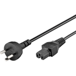 Microconnect PE130418 cavo di alimentazione Nero 1,8 m Accoppiatore C15