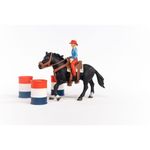 schleich-FARM-WORLD-Cowgirl-Barrel-Racing-Fun--SCHLEICH-Farm-World-Cowgirl-Barrel-Racing-Fun-Toy-Playset-3-to-8-Years-Mu