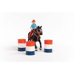 schleich-FARM-WORLD-Cowgirl-Barrel-Racing-Fun--SCHLEICH-Farm-World-Cowgirl-Barrel-Racing-Fun-Toy-Playset-3-to-8-Years-Mu