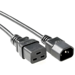 Microconnect PE0191405 cavo di alimentazione Nero 05 m Accoppiatore C19 Accoppiatore C14 (Power Cord C19-C14 0.5m Black