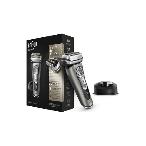 Braun-Series-9-Rasoio-Elettrico-Trimmer-Grafite-Argento