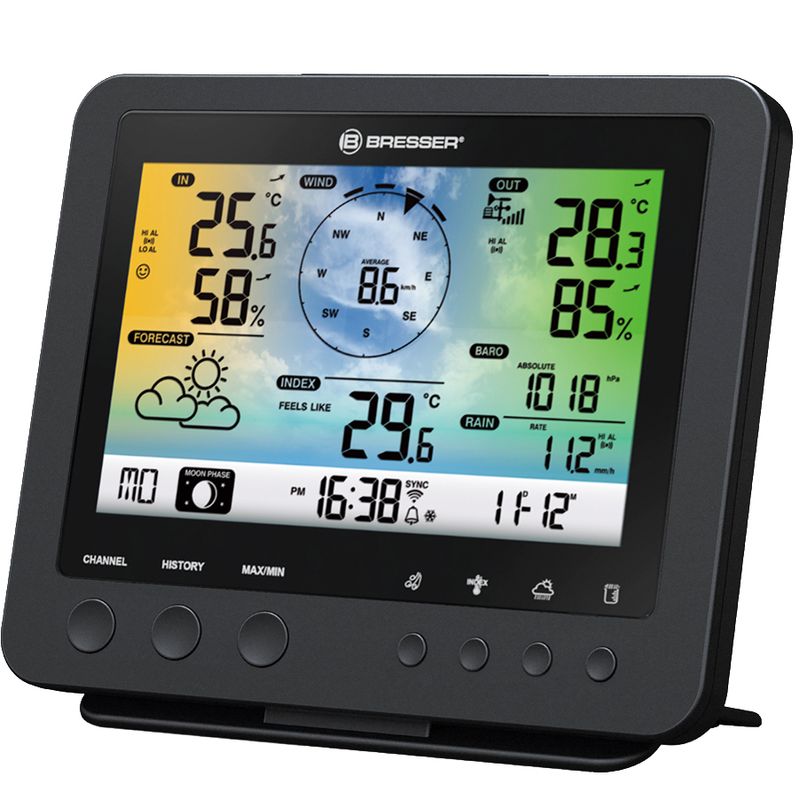 Bresser-Optics-7002580-stazione-meteorologica-digitale-Nero-AC-Wi-Fi