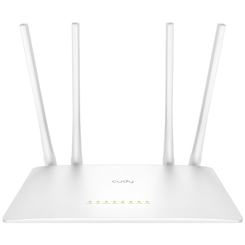 Cudy-WR1200-router-wireless-Fast-Ethernet-Dual-band--2.4-GHz-5-GHz--Bianco