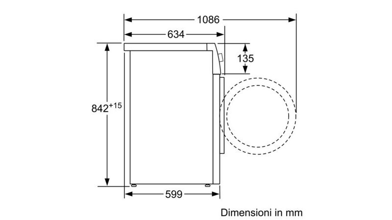 Bosch-Serie-8-WTX87KR8IT-asciugatrice-Libera-installazione-Caricamento-frontale-8-kg-A---Bianco