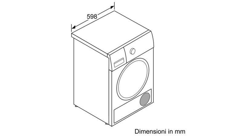 Bosch-Serie-8-WTX87KR8IT-asciugatrice-Libera-installazione-Caricamento-frontale-8-kg-A---Bianco