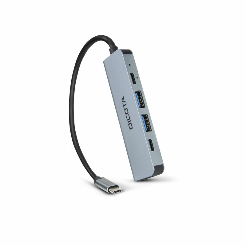 DICOTA-D32060-hub-di-interfaccia-USB-tipo-C-Argento--USB-C-5-IN-1-VIDEO-HUB-4K-PD---100W-