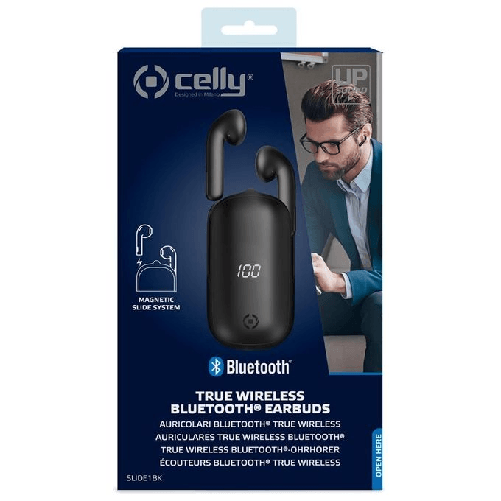 Celly-Slide1-Auricolare-Wireless-In-ear-Musica-e-Chiamate-Bluetooth-Nero