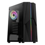 AeroCool Mecha ARGB Trn ATX Ingen strmforsyning Sort