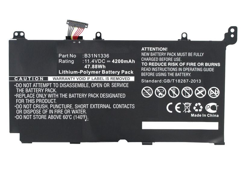 CoreParts-MBXAS-BA0034-ricambio-per-laptop-Batteria--Laptop-Battery-for-Asus-48Wh---Li-Pol-11.4V-4200mAh-Black---48Wh-Li