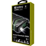 Sandberg-Survivor-Powerbank-20100--Survivor-Powerbank-20100---Survivor-Powerbank-20100---BlackGreen-Universal-IP67-Lithi