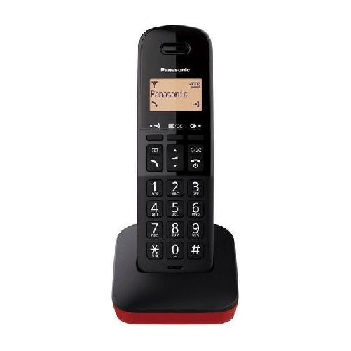 Panasonic-KX-TGB610JTR-telefono-Telefono-analogico-DECT-Identificatore-di-chiamata-Nero-Rosso