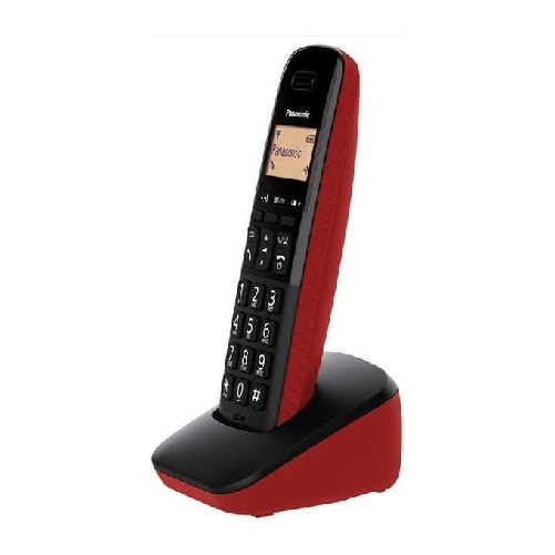 Panasonic-KX-TGB610JTR-telefono-Telefono-analogico-DECT-Identificatore-di-chiamata-Nero-Rosso