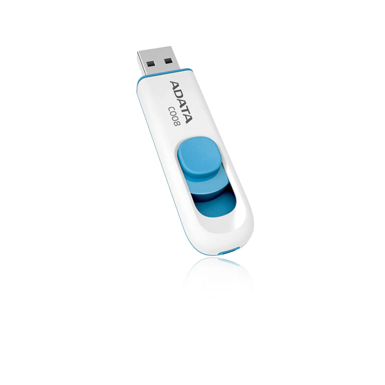 Penna-USB-ADATA-C008-32GB-USB-2.0-Bianca-Blu