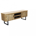 Porta tv Moderno in Legno,Metallo cm 160x45x60 - WILLARD