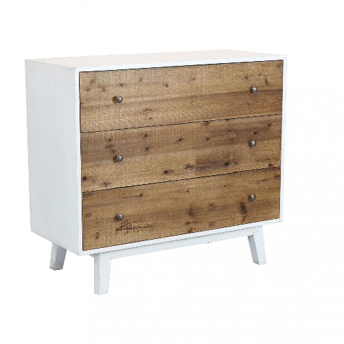 Cassettiera con 3 cassetti in Truciolare cm 100x45x90 - JONNY