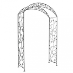 Arco decorativo bianco ossidato in Acciaio cm 135x47,5x230 - NARDI