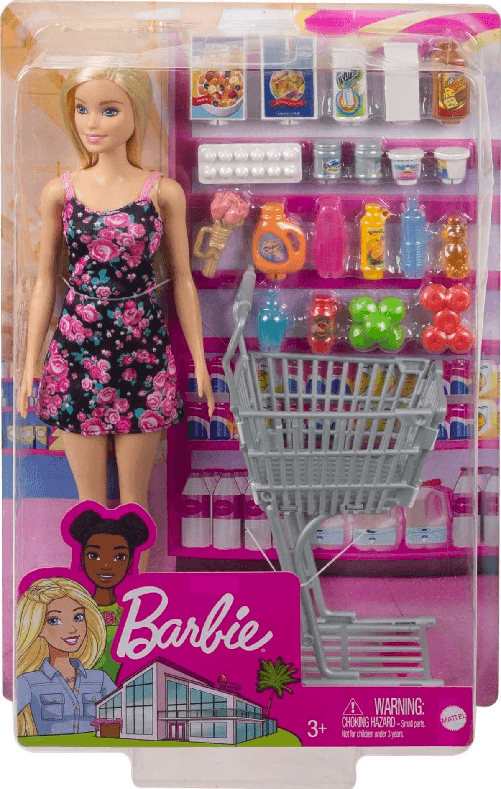 Mattel-Bambola-Barbie-Supermarket-con-Accessori