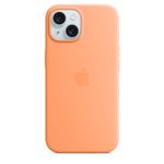 Apple MT0W3ZM/A custodia per cellulare 15,5 cm [6.1] Cover Arancione (iPhone 15 Si Case Orange Sorbet)